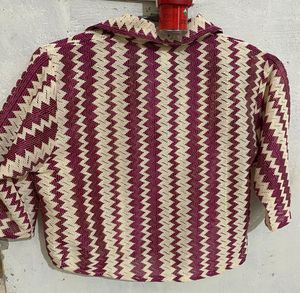 Patterned Crop Top