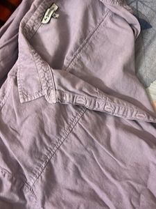 Lavender Button-Down Shirt