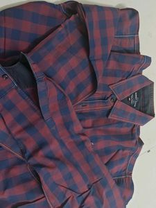 Reboot Jeans Plaid Button-Up Shirt