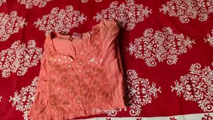 Peach Kurta