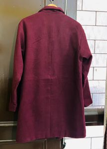 Beautiful Maroon Overcoat