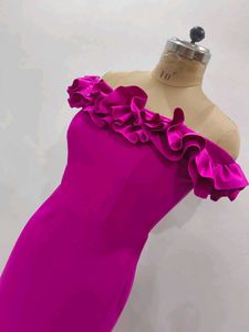 Elegant Pink Evening Gown