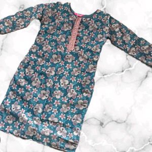 Floral Print Kurta