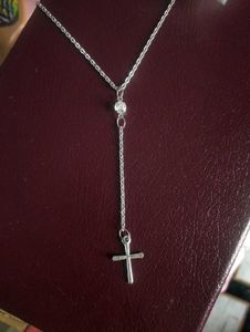 Tarnish Free Cross Pendant Chain Necklace