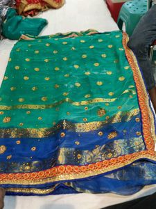 Embroidered Saree (Minor Issue)