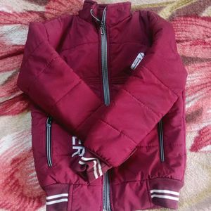 Burgundy Padded Jacket