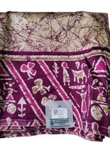 New With Tag Purple Sandal Saree