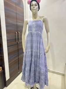 Lavender Tiered Maxi Dress
