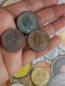 Antique Coins - Set of Three1909