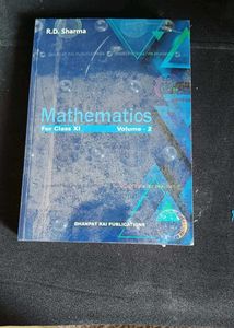 R.D. Sharma Mathematics Class XI Vol. 2