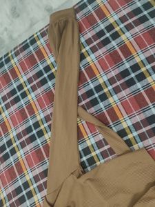 Brown Wrap Around Top