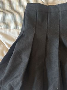 Black Pleated Skirt