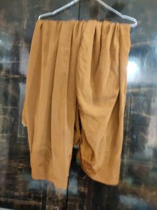 Gorgeous Wooden Coloured Suit With Heavy Dupatta And Salwar Set