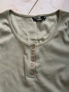 Ribbed Long Sleeve Top