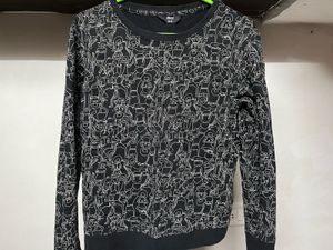 Cool Graphic Print Sweater 🖤🖤