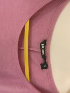 NUON Top Pink Half Sleeves