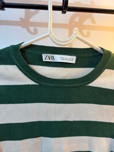 Striped Crop Top - ZARA
