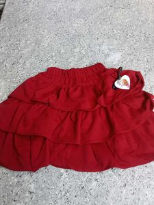 Girls Top and Ruffled Skirt Set