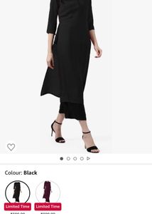 Urban Fab Black Kurti
