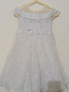 White Flower Girl Dress
