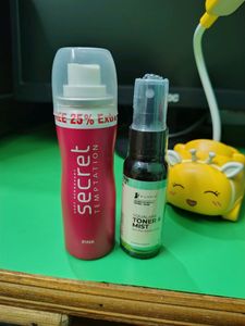 Pilgrim Toner And Secret Pink Deodorant 🩷