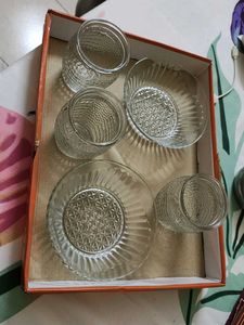 Three Pieces Cup With Two  Serving