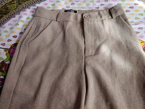 Beige Formal Pant