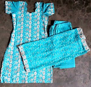 Elegant Embroidered Kurta Set