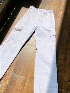 White Cargo Jeans 😍✔️💗 Quality Top Notch