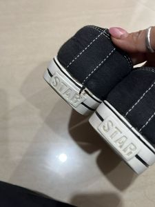 Black Canvas Sneakers