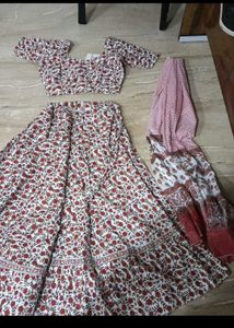 Floral Lehenga Choli Set