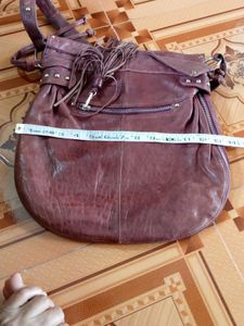 Leather Fringe Crossbody Bag