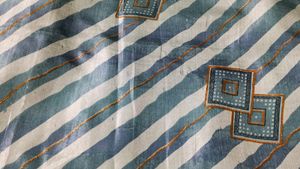 Laheriya Type Sari With Blouse Piece
