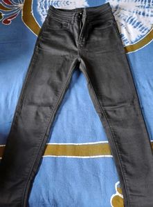 Dark Wash High-Waisted Skinny Jeans
