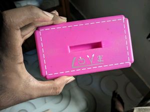 Pink Apple Clock/Photo Frame