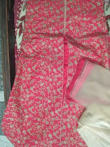 Red Embroidered Blouse