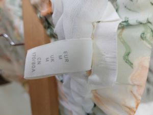 H&amp;M Mint Floral Skirt
