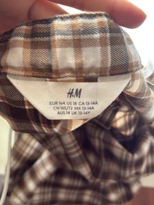 Plaid Mini Skirt H&amp;M Size XS