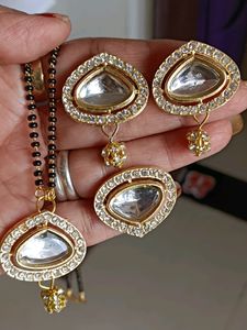 Kundan Mangalsutra Set