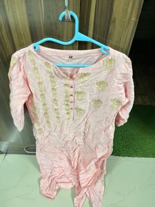 New Pink Kurti Never Worn