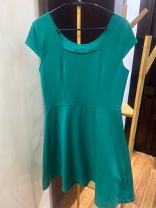 Green Skater Dress