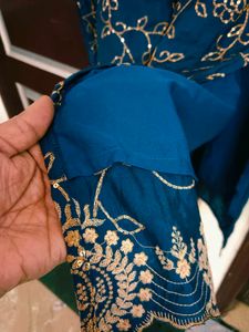 3 Piece XXL Ishin Brand Heavy Embroidery  Suit Set