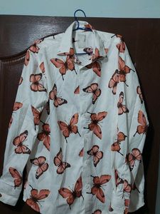 Women Shirt With Butterfly