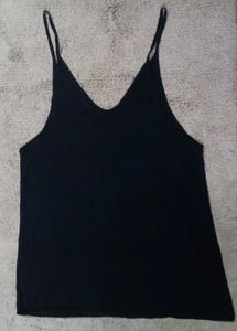 Sleeveless Black Tank Top