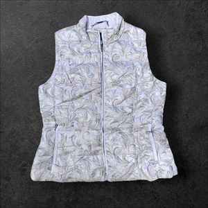 Floral Padded Vest