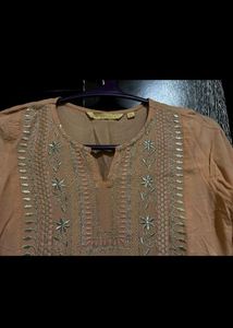 Elegant Embroidered Kurta