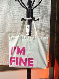 I'm Fine Graphic Tote Bag