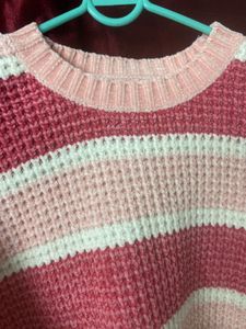 Striped Knit Sweater