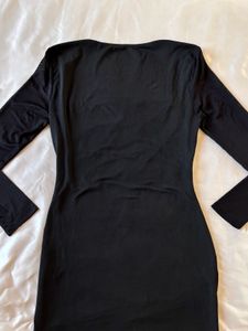 Urbanic Black Mesh Bodycon Mini Dress