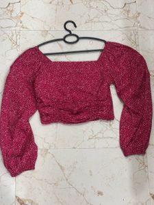 Floral Print Crop Top